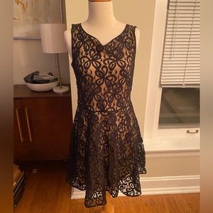Max Studio Black Lace Dress